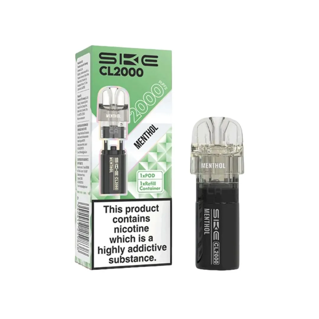 SKE CL2000 Prefilled Replacement Pods | Only £4.29