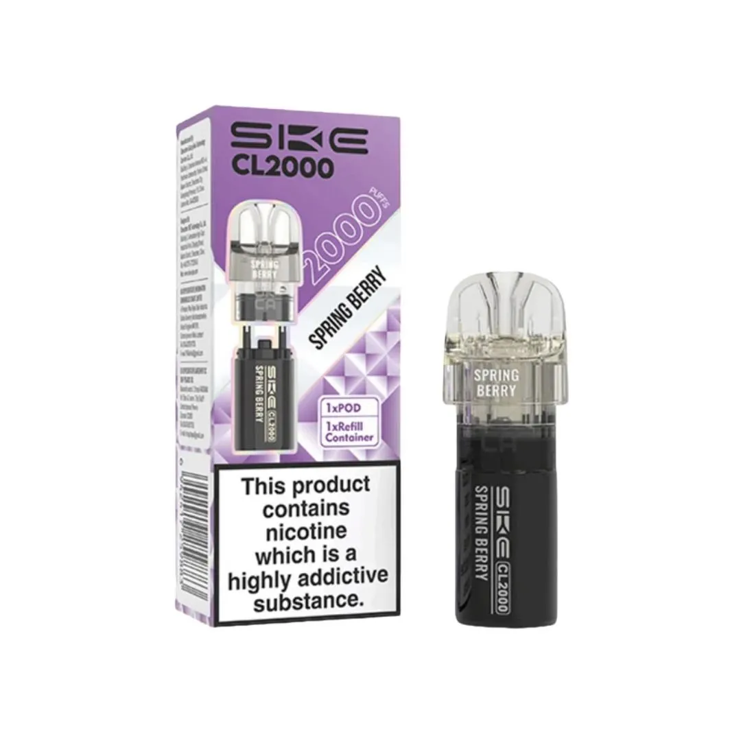 SKE CL2000 Prefilled Replacement Pods | Only £4.29