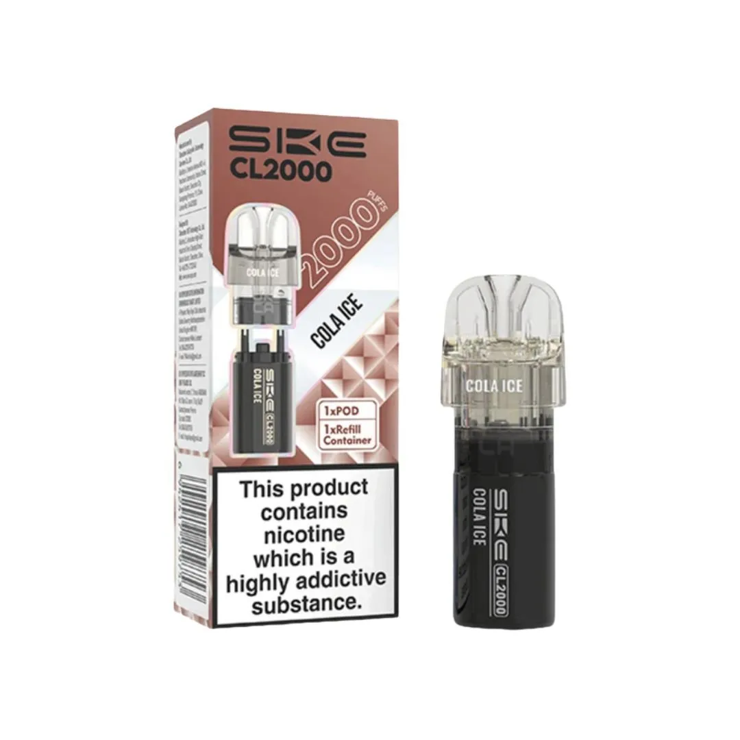 SKE CL2000 Prefilled Replacement Pods | Only £4.29