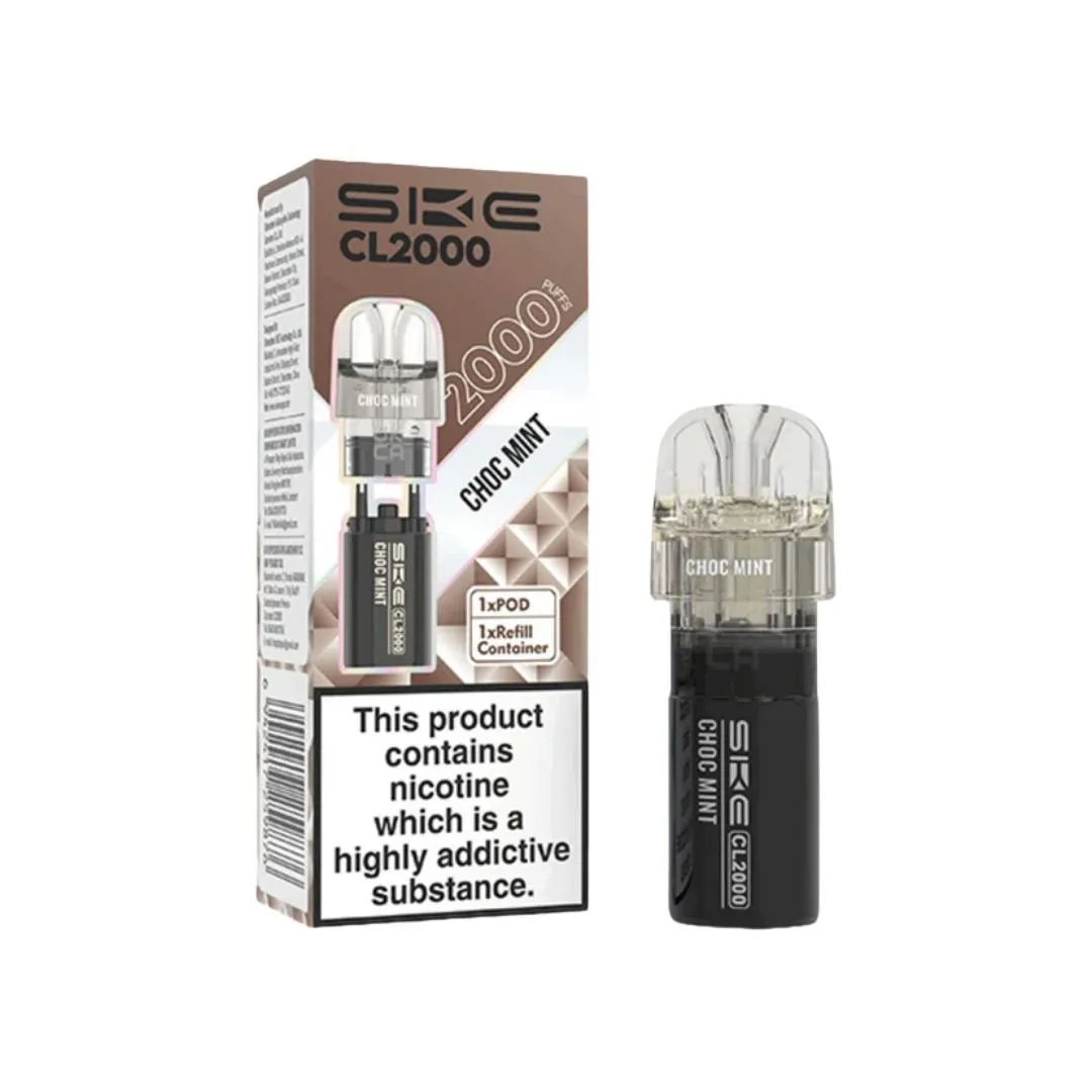 SKE CL2000 Prefilled Replacement Pods | Only £4.29