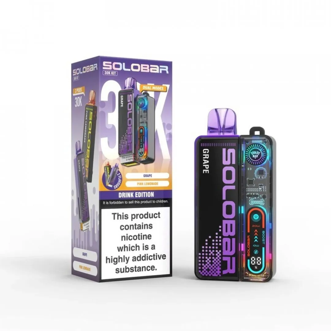 Solo Bar 30K Prefilled Pod Kit | £9.29 Only at Smoknic