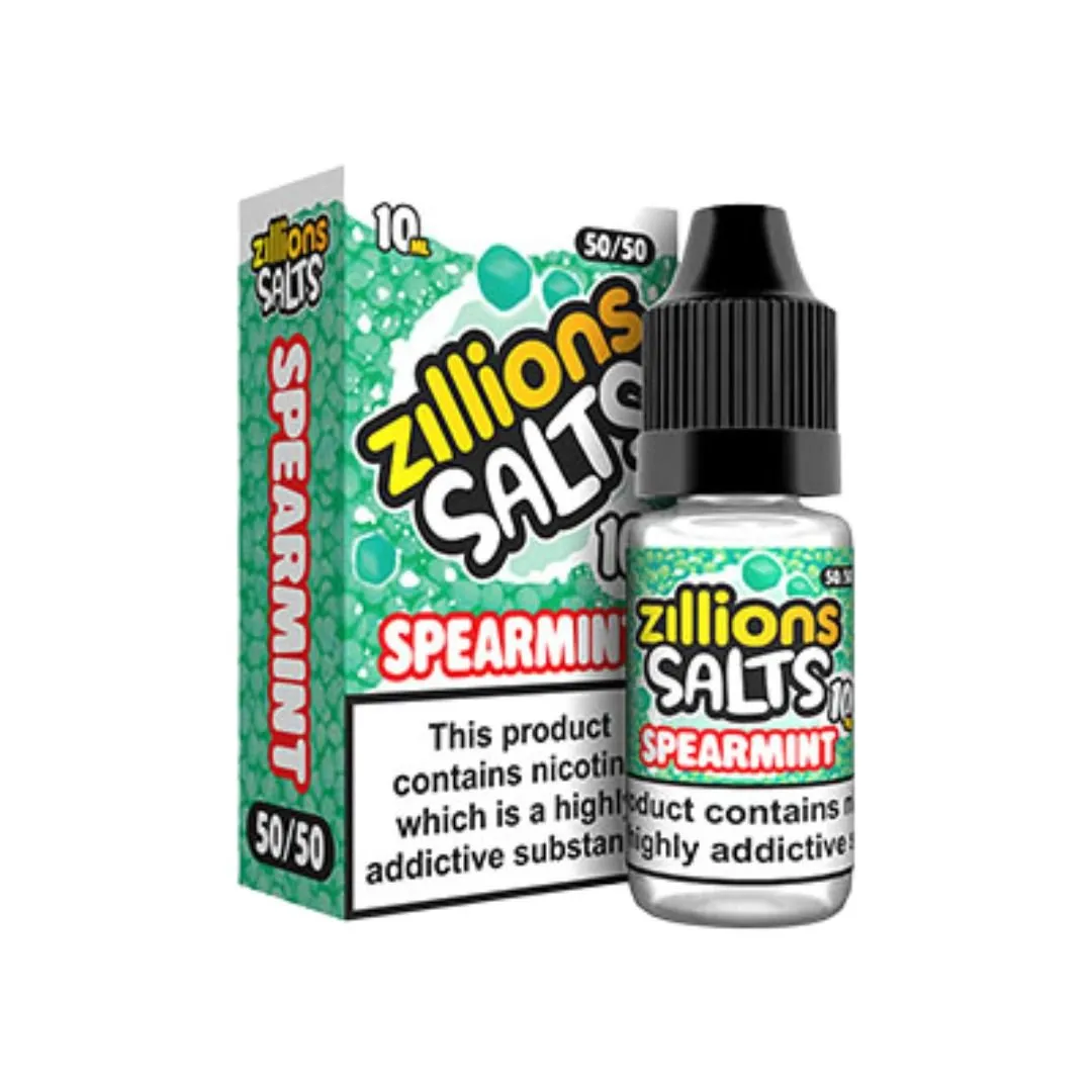 Spearmint by Zillions 50:50 10ml E-Liquid