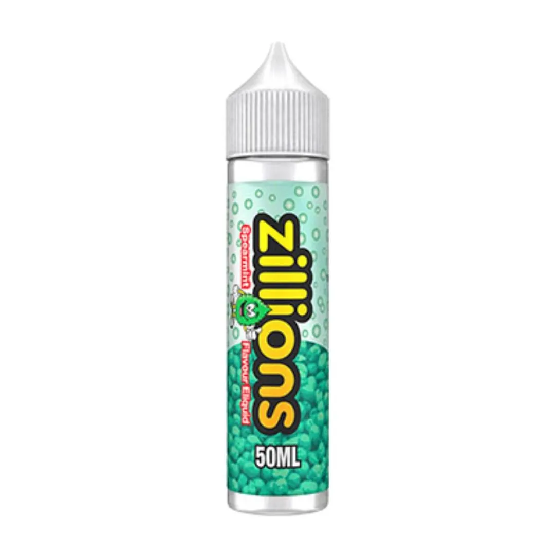 Spearmint Shortfill E-liquid by Zillions 60ml - Smoknic