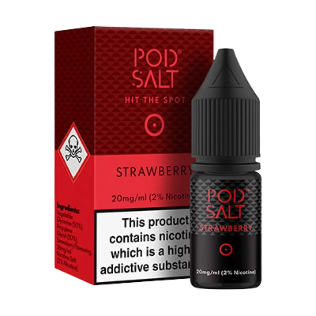 Strawberry 10ml by Pod Salt E-liquid