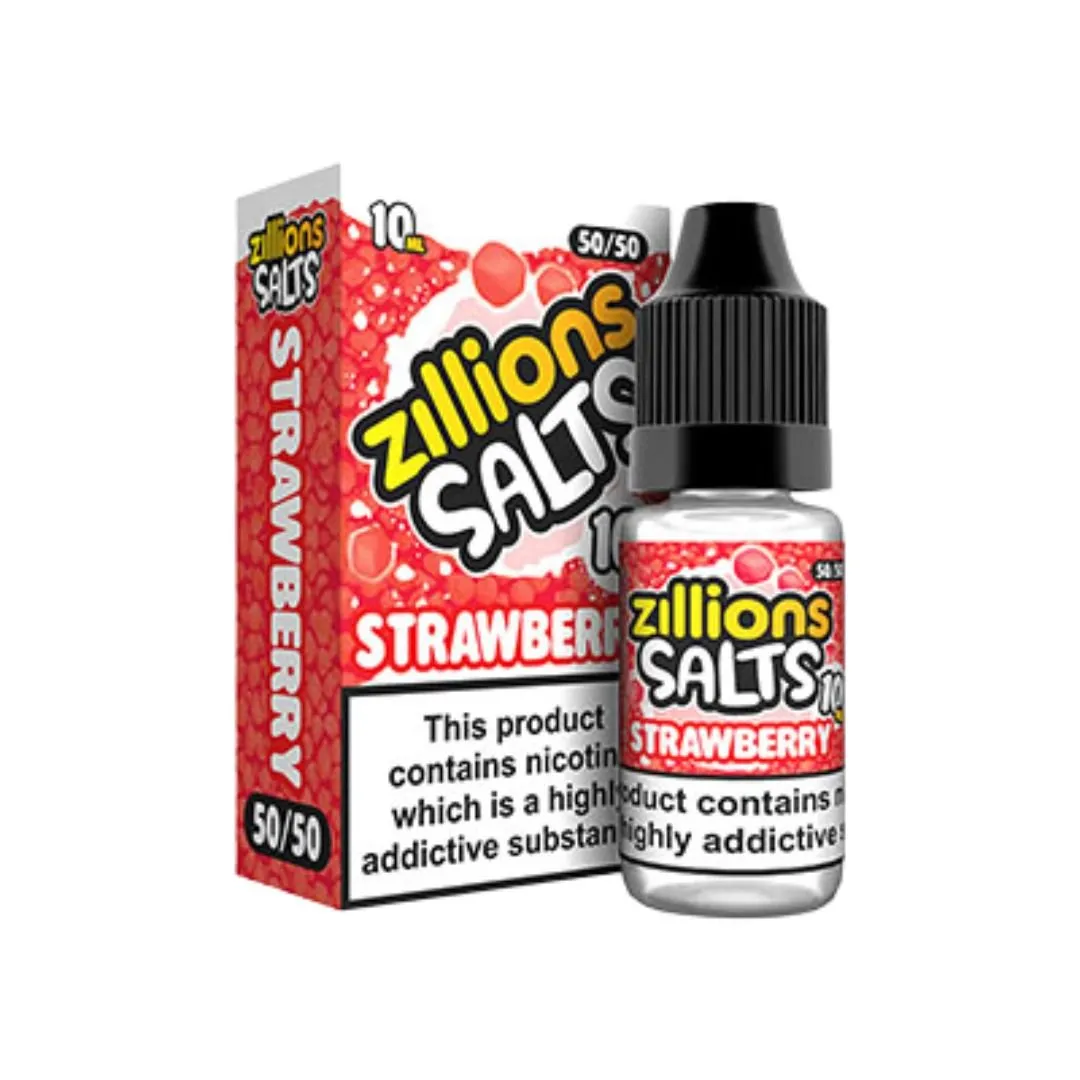 Strawberry by Zillions 50:50 10ml E-Liquid