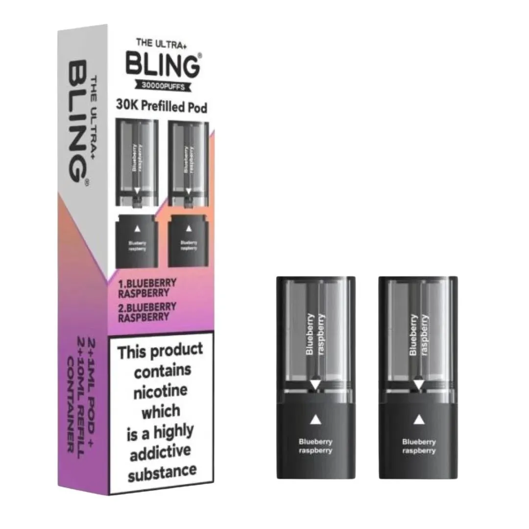The Crystal Bling Ultra Plus 30k Prefilled Pods | £6.89