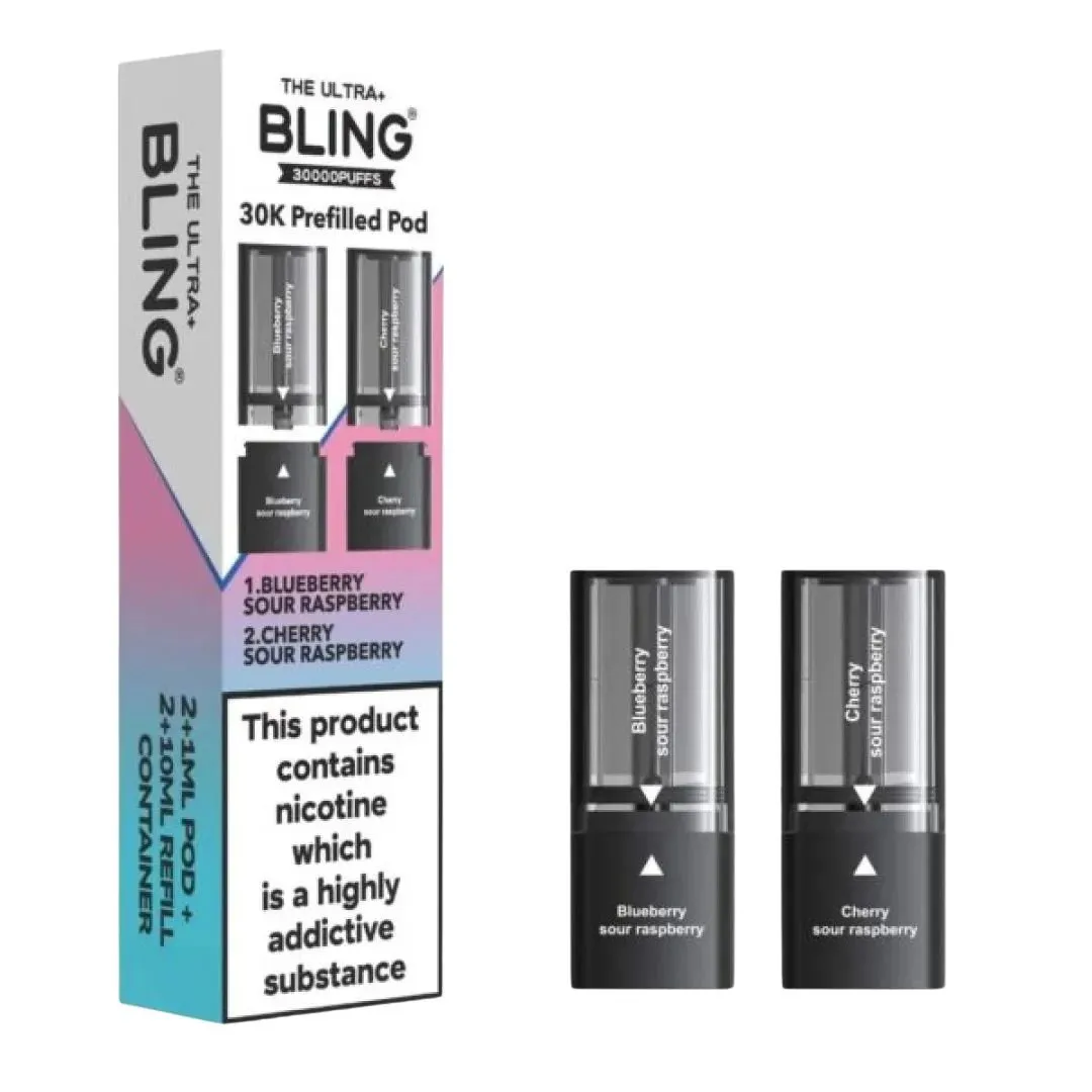 The Crystal Bling Ultra Plus 30k Prefilled Pods | £6.89