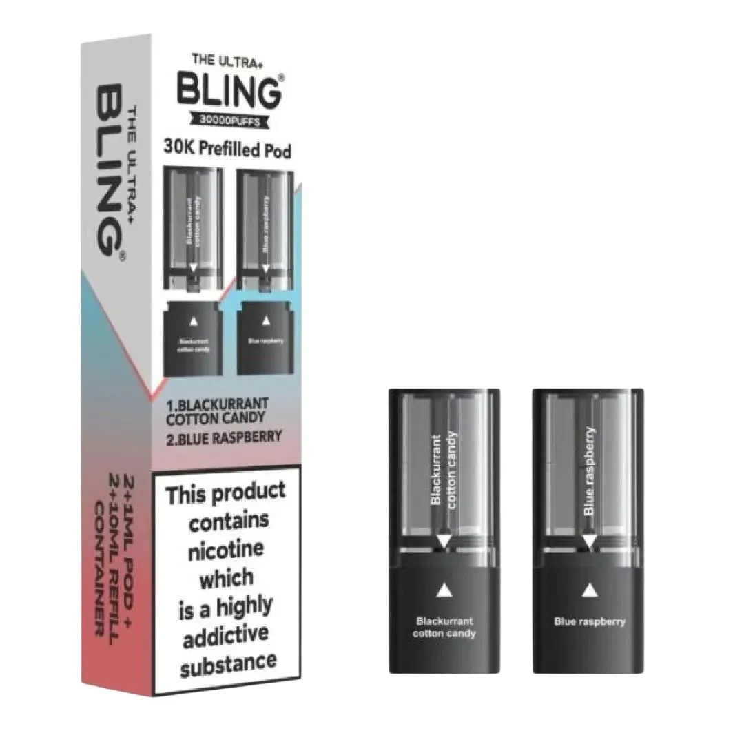 The Crystal Bling Ultra Plus 30k Prefilled Pods | £6.89