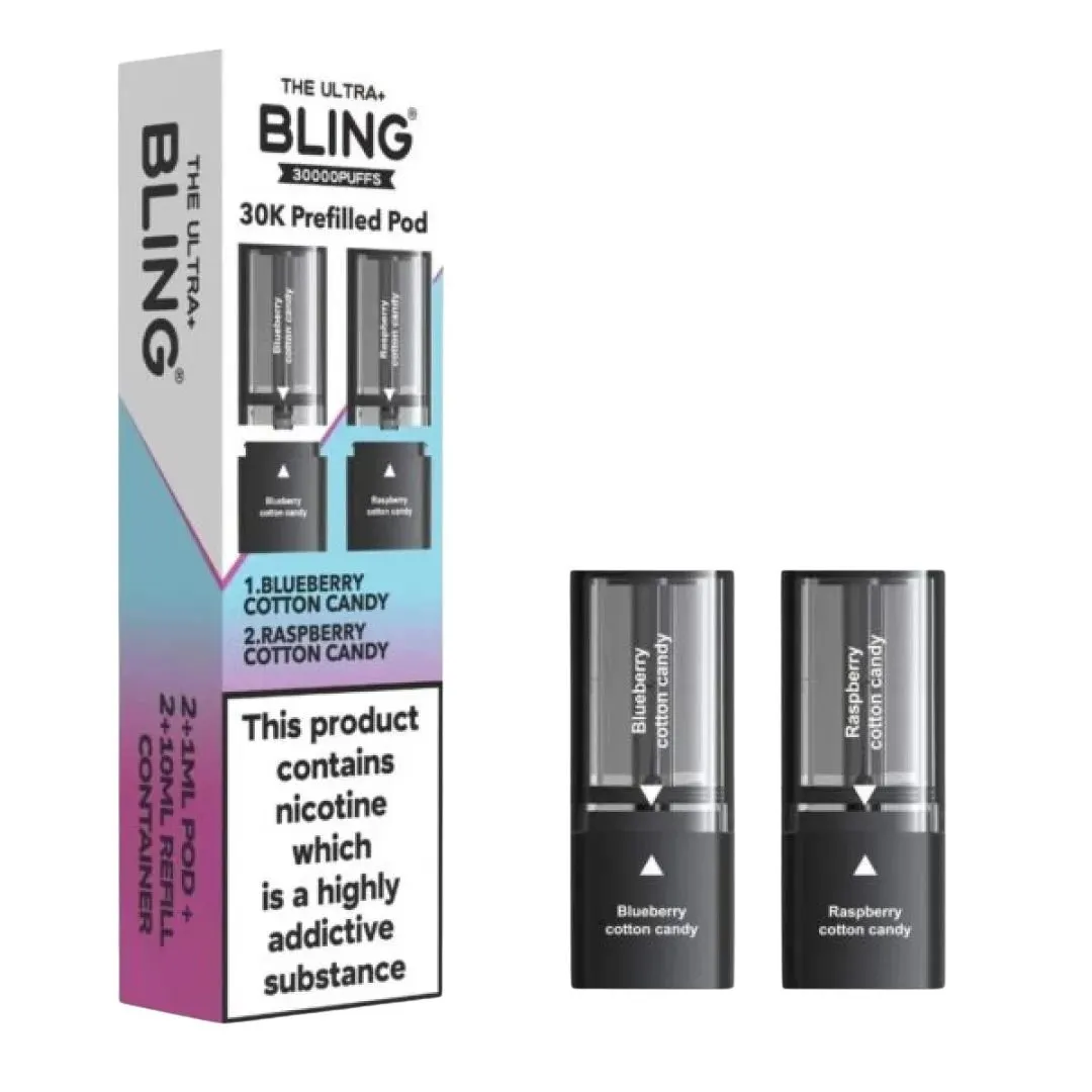 The Crystal Bling Ultra Plus 30k Prefilled Pods | £6.89