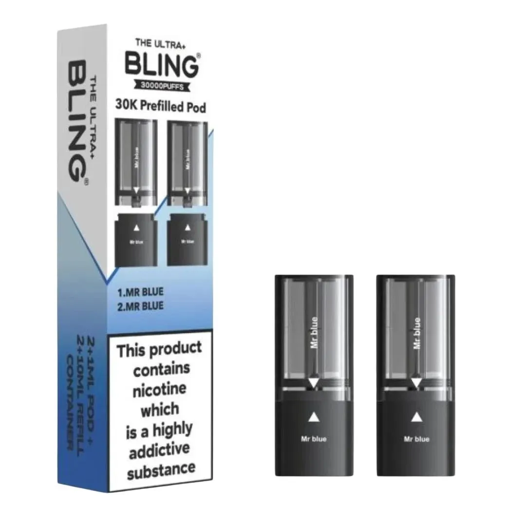 The Crystal Bling Ultra Plus 30k Prefilled Pods | £6.89
