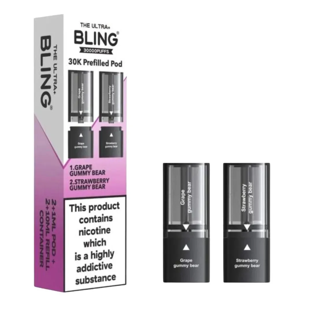 The Crystal Bling Ultra Plus 30k Prefilled Pods | £6.89