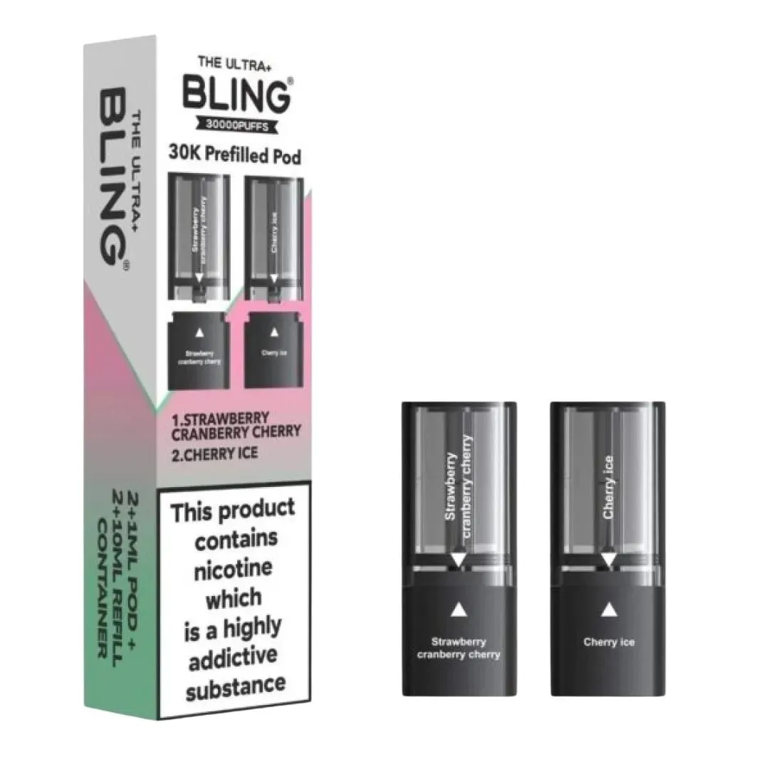 The Crystal Bling Ultra Plus 30k Prefilled Pods | £6.89