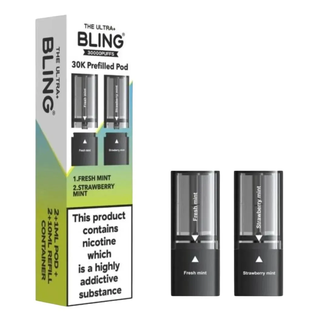 The Crystal Bling Ultra Plus 30k Prefilled Pods | £6.89
