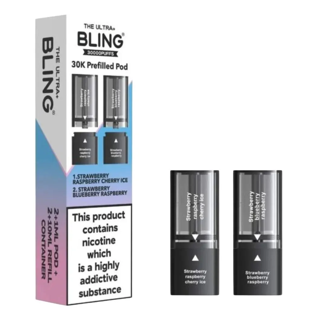 The Crystal Bling Ultra Plus 30k Prefilled Pods | £6.89