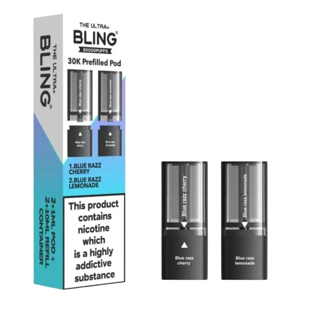 The Crystal Bling Ultra Plus 30k Prefilled Pods | £6.89