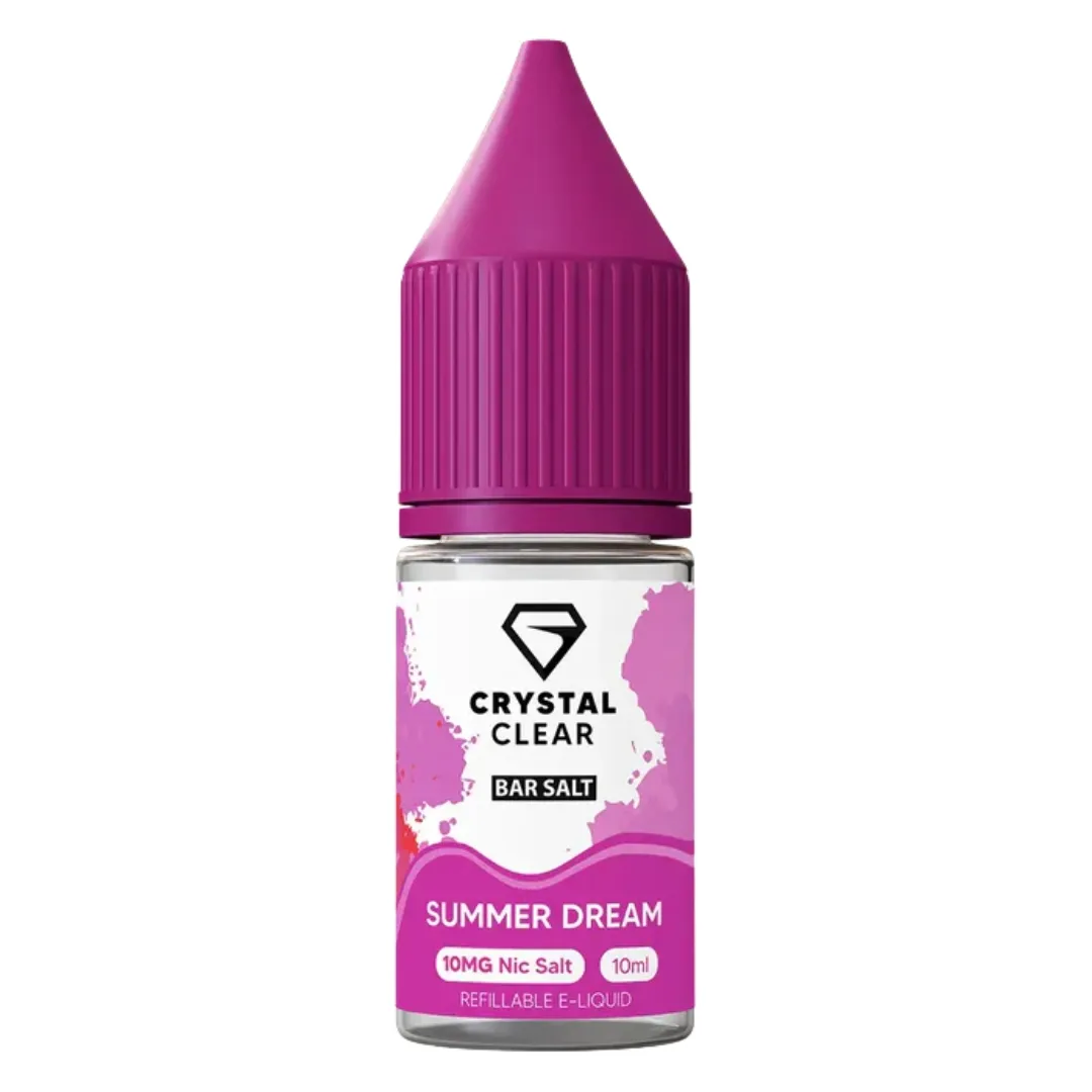 Crystal Clear 10ml Nic Salts E-liquid