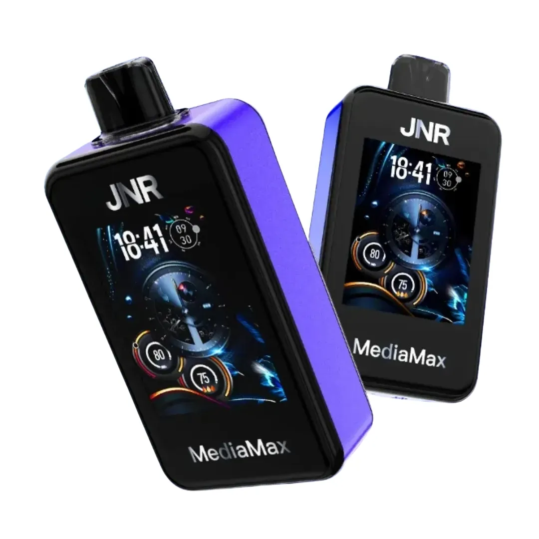 Box of 5 JNR MediaMAX 40000 Puffs Disposable Vape
