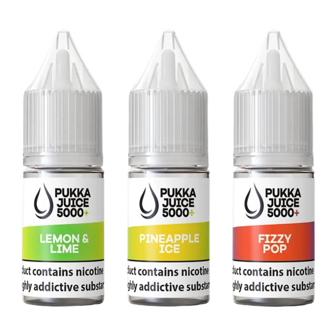 Pukka Juice 5000 Nic Salts E-Liquid