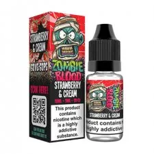 Strawberry Cream by Zombie Blood 10ml E-Liquid