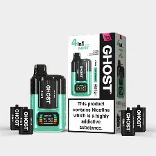 Vapes Bars Ghost 4-in-1 Prefilled Vape Kit