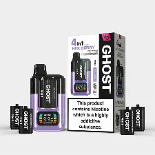 Vapes Bars Ghost 4-in-1 Prefilled Vape Kit