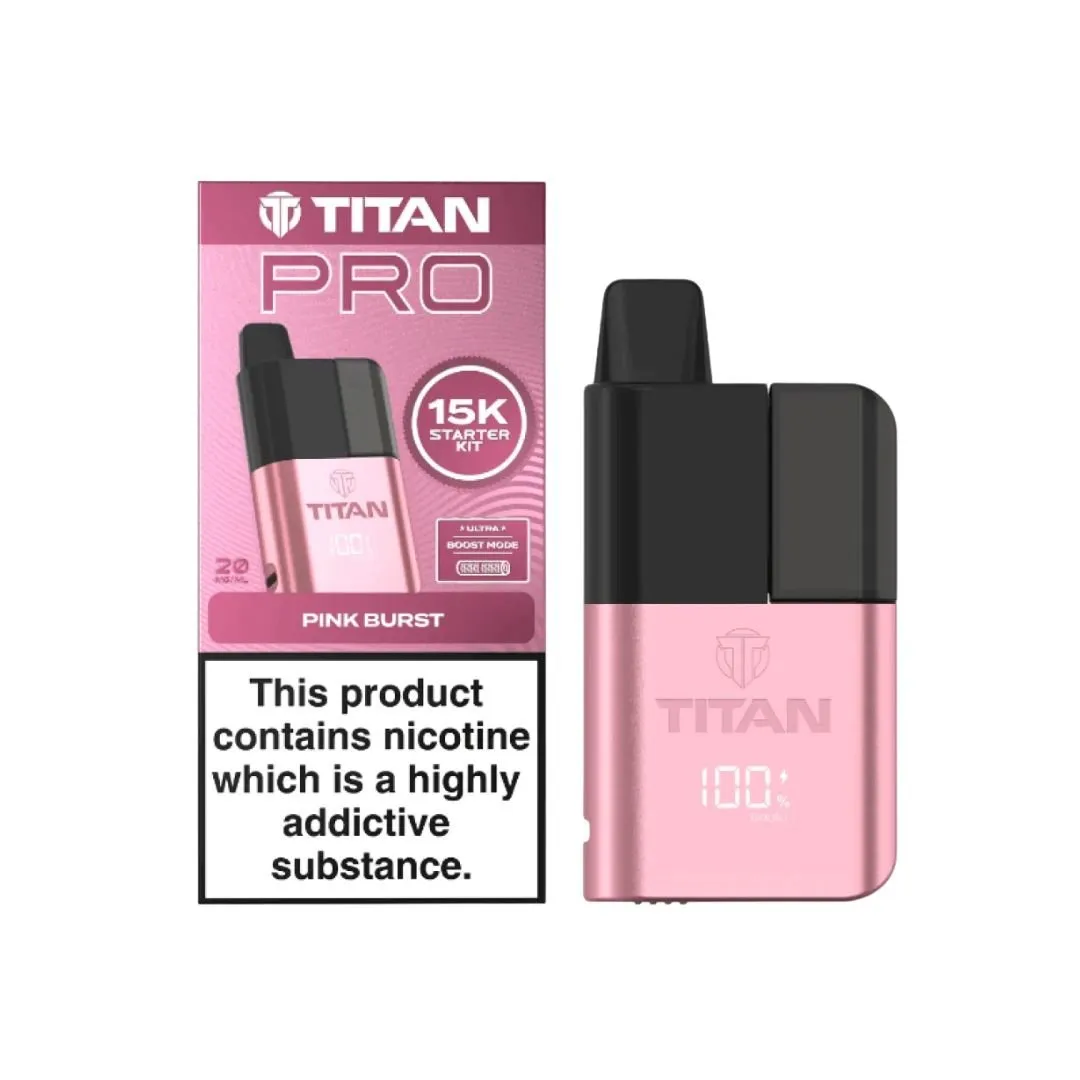 Titan Pro 15K Puffs Prefilled Pod Kit | £9.29