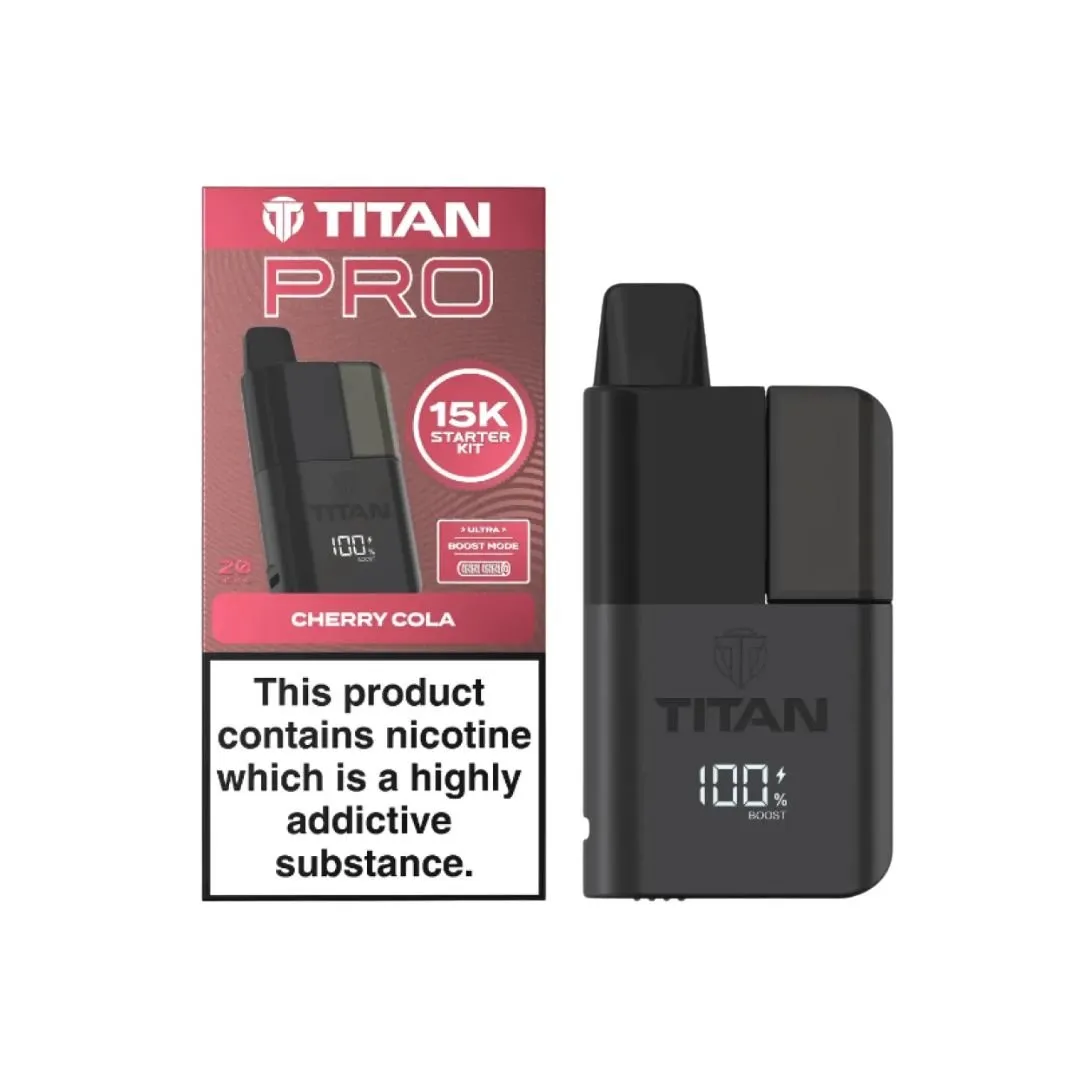 Titan Pro 15K Puffs Prefilled Pod Kit | £9.29