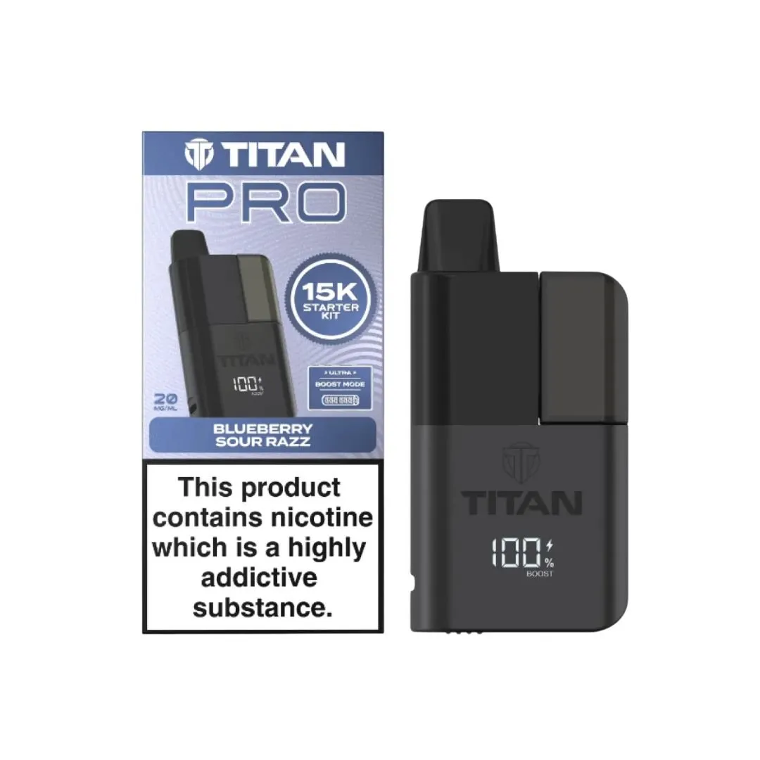 Titan Pro 15K Puffs Prefilled Pod Kit | £9.29