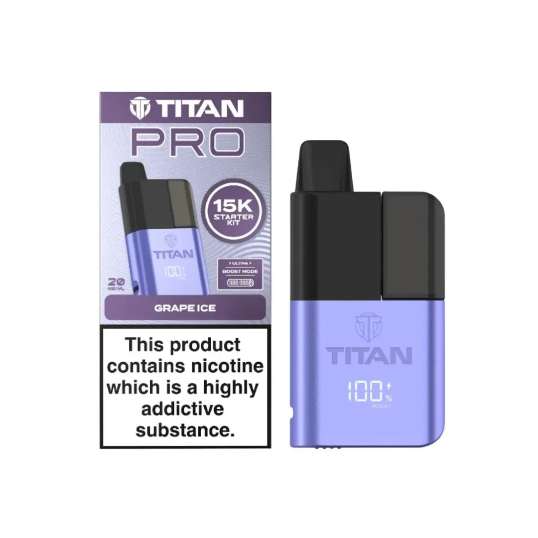 Titan Pro 15K Puffs Prefilled Pod Kit | £9.29