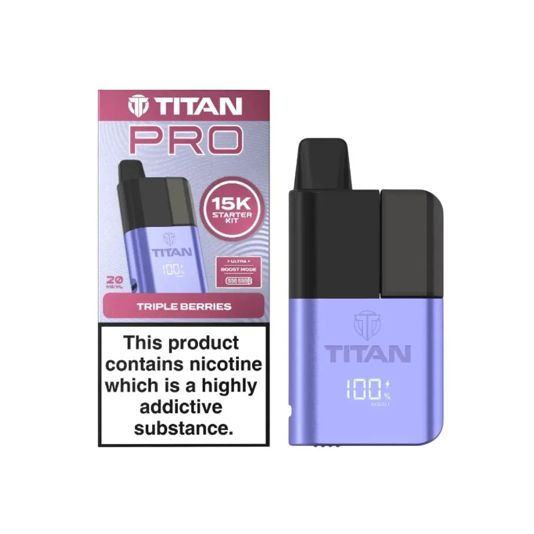 Titan Pro 15K Puffs Prefilled Pod Kit | £9.29