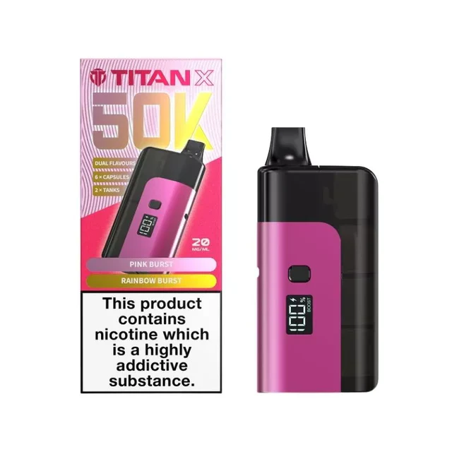 Titan X 50K Prefilled Vape Kit - Only £10.29