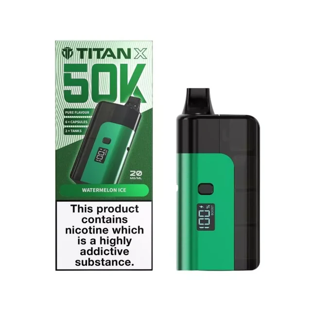 Titan X 50K Prefilled Vape Kit - Only £10.29