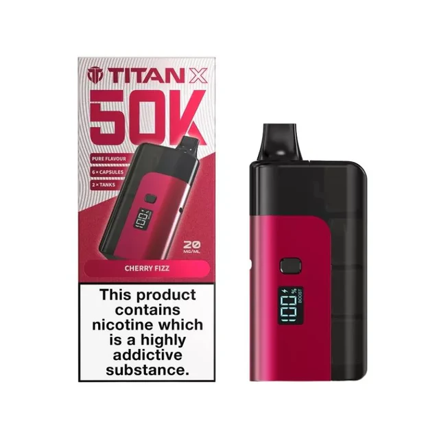 Titan X 50K Prefilled Vape Kit - Only £10.29
