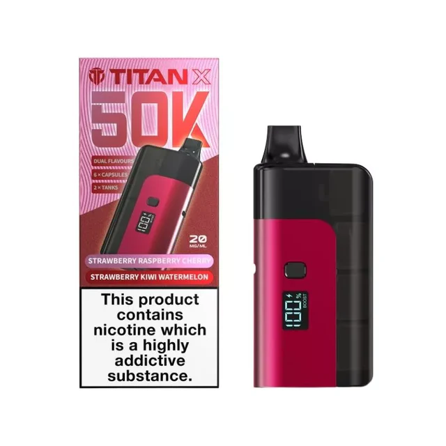 Titan X 50K Prefilled Vape Kit - Only £10.29