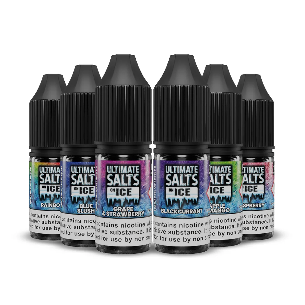 Ultimate On Ice Range 10ml Nic Salts E-liquid
