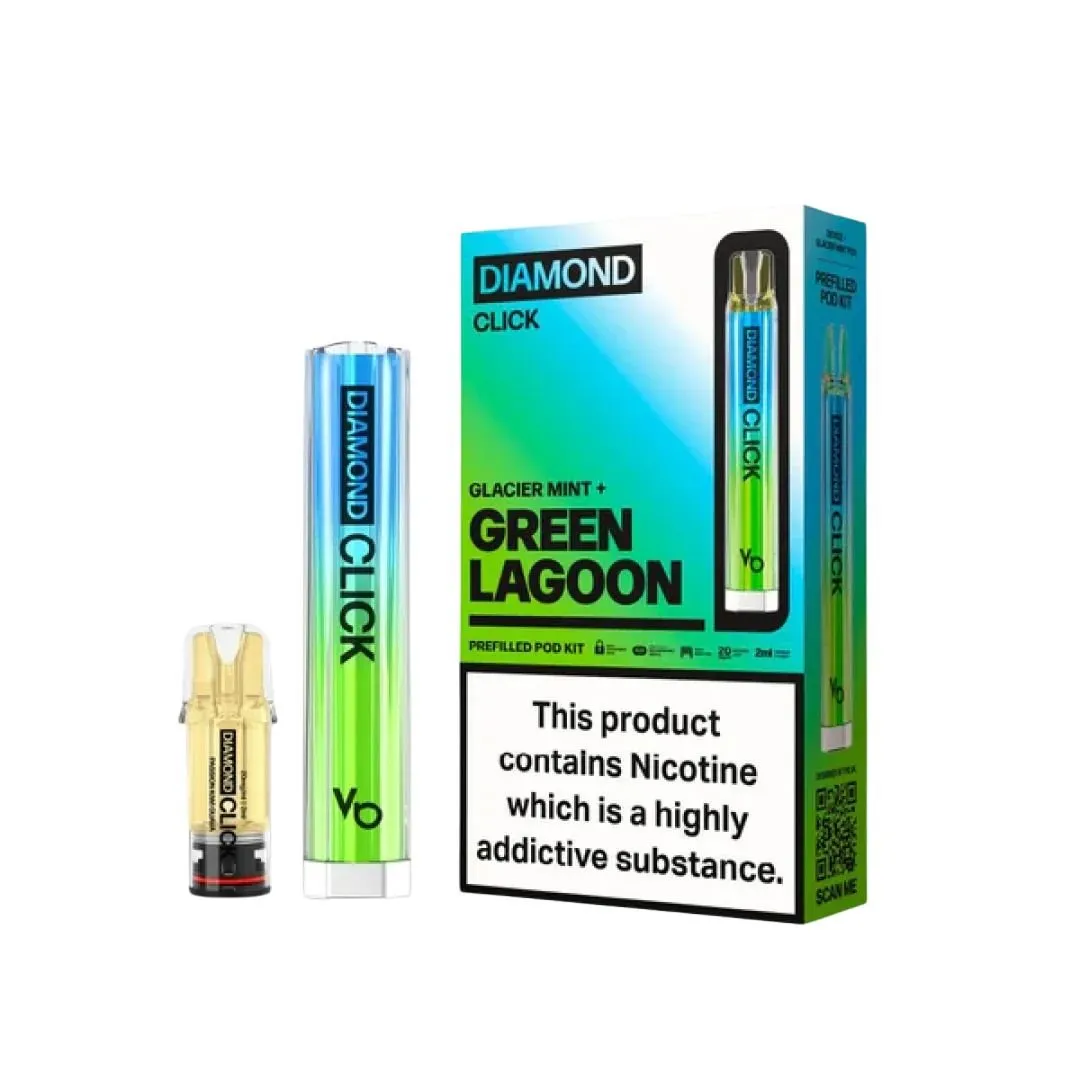 Vapes Bar Diamond Click 600 Puffs Prefilled Pod Kit - £4.79