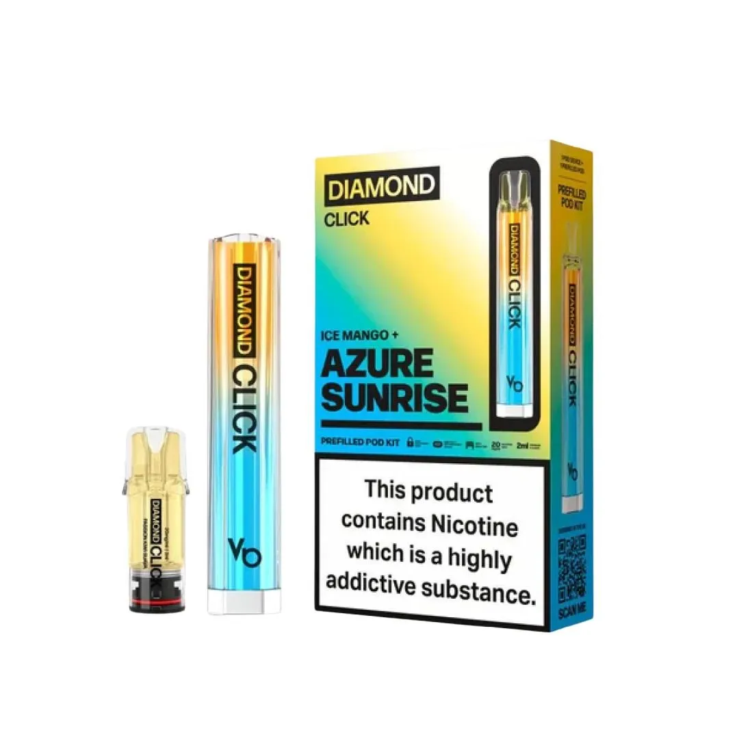Vapes Bar Diamond Click 600 Puffs Prefilled Pod Kit - £4.79