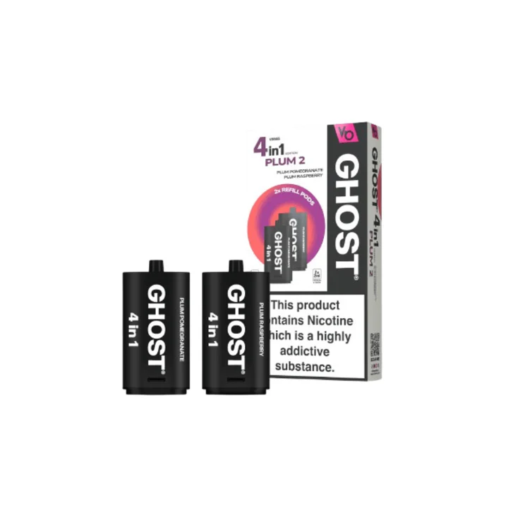 Vapes Bars Ghost 4-in-1 Prefilled Pods | Any 4 for £18