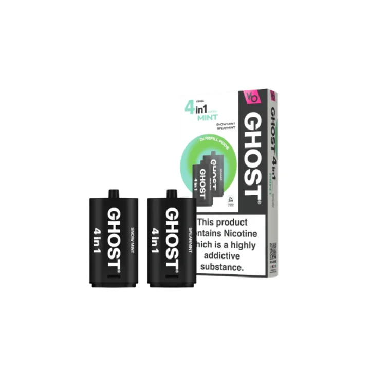 Vapes Bars Ghost 4-in-1 Prefilled Pods | Any 4 for £18