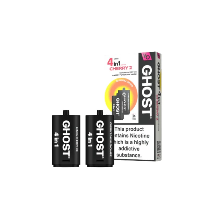 Vapes Bars Ghost 4-in-1 Prefilled Pods | Any 4 for £18