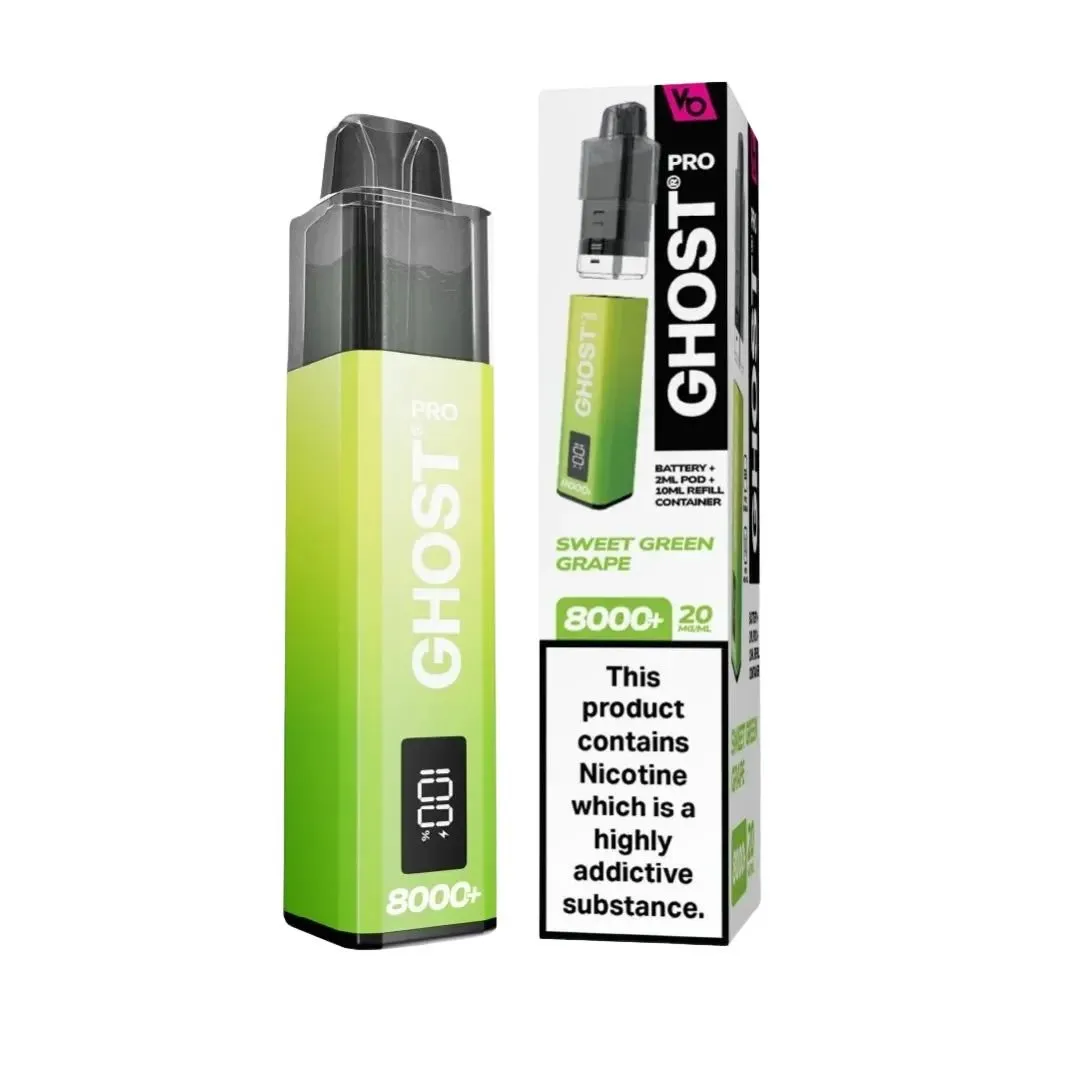 Vapes Bars Ghost Pro 8000 Prefilled Pods UK | Smoknic