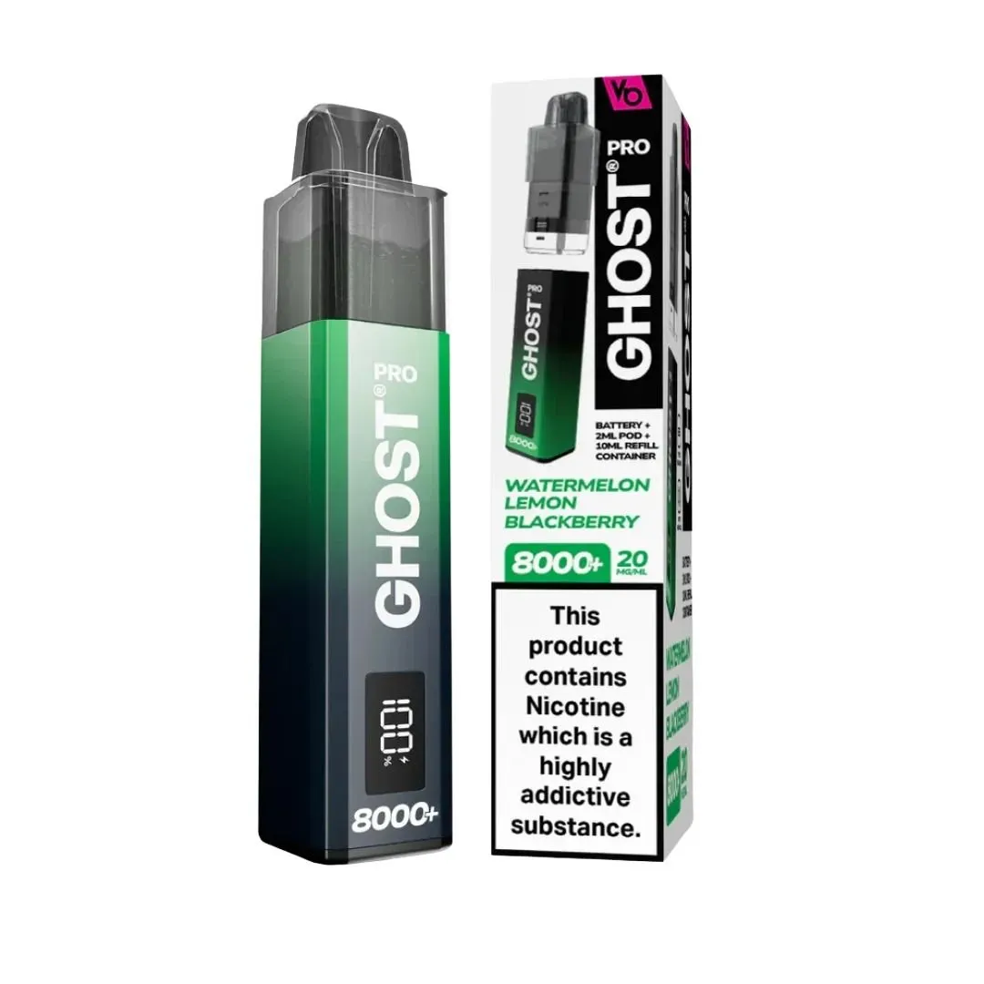Vapes Bars Ghost Pro 8000 Prefilled Pods UK | Smoknic