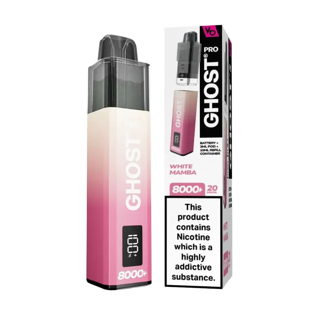 Vapes Bars Ghost Pro 8000 Prefilled Pods UK | Smoknic