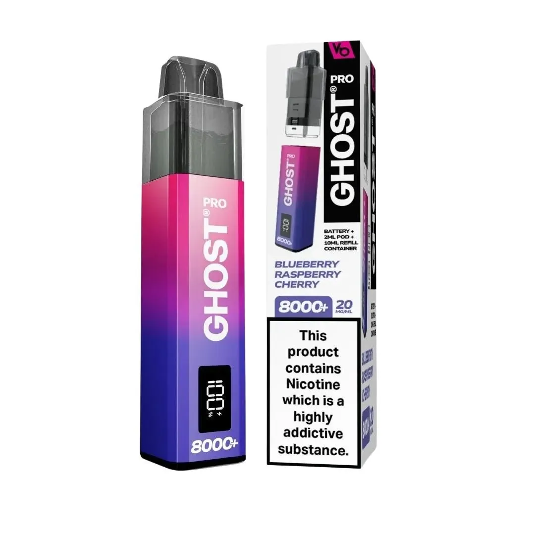 Vapes Bars Ghost Pro 8000 Prefilled Pods UK | Smoknic