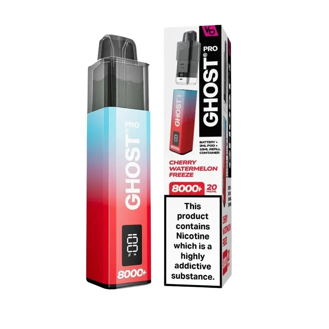 Vapes Bars Ghost Pro 8000 Prefilled Pods UK | Smoknic