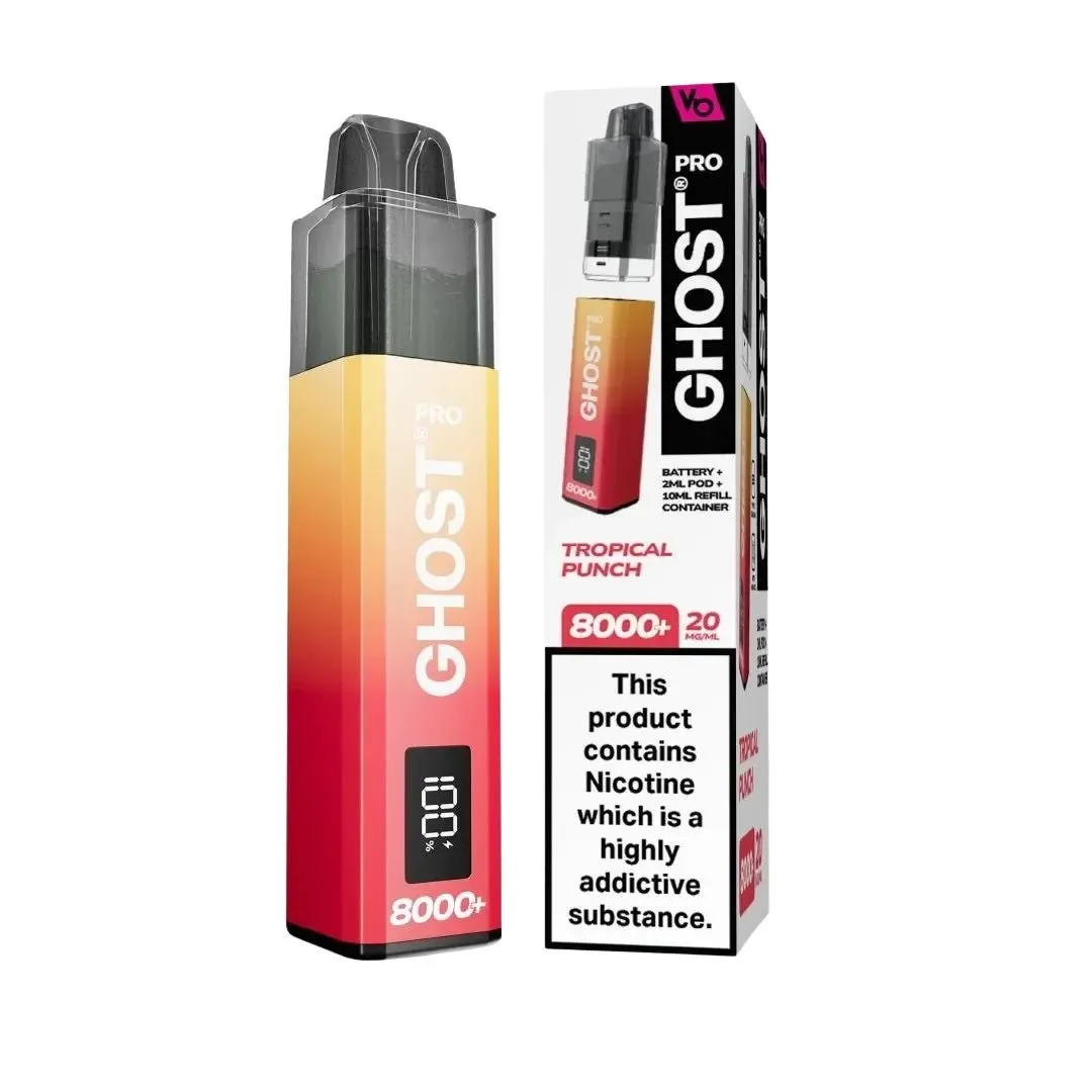 Vapes Bars Ghost Pro 8000 Prefilled Pods UK | Smoknic