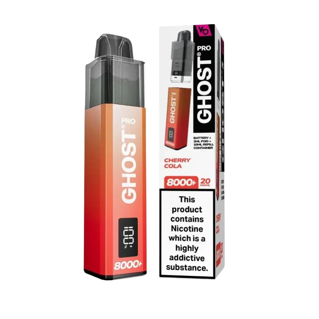 Vapes Bars Ghost Pro 8000 Prefilled Pods UK | Smoknic
