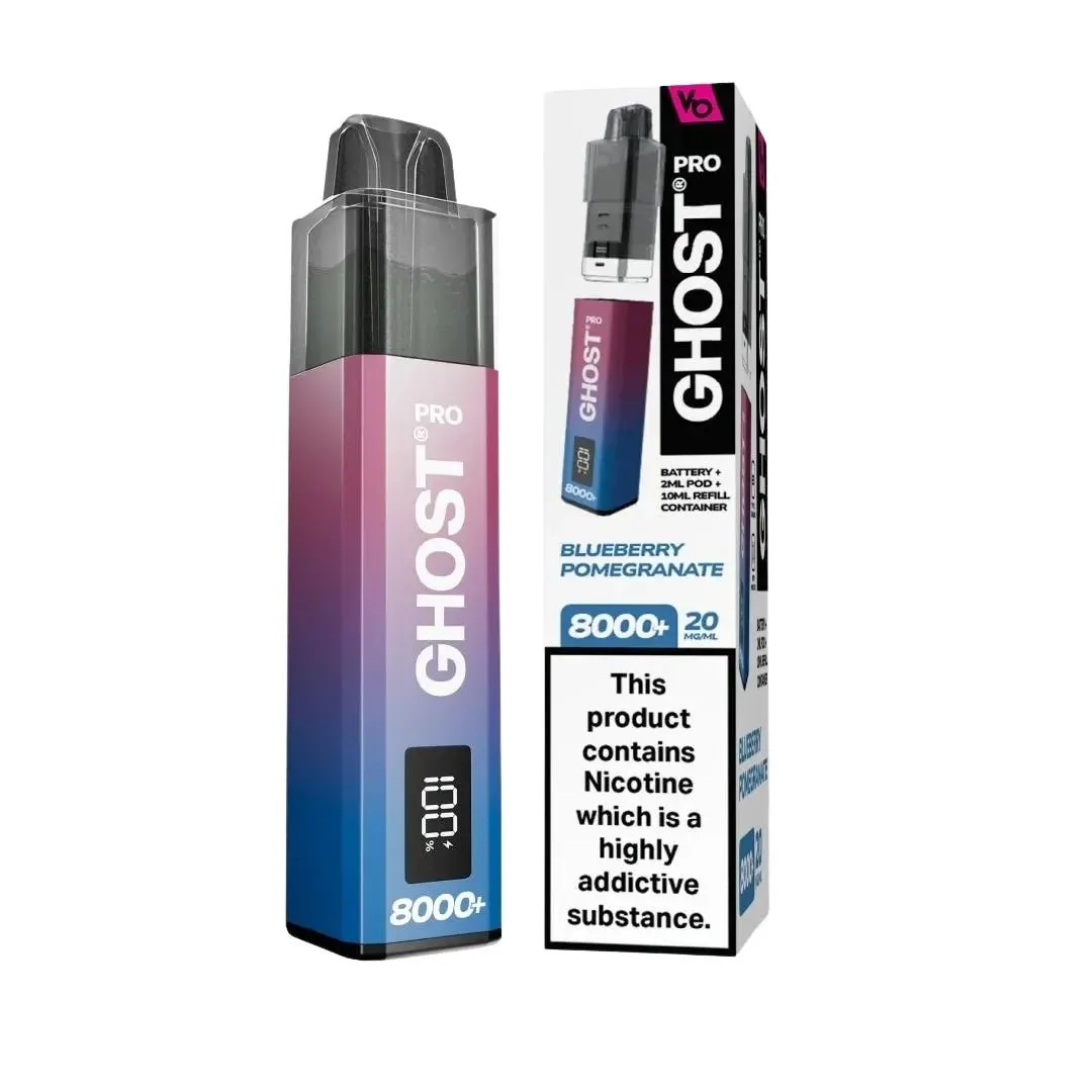 Vapes Bars Ghost Pro 8000 Prefilled Pods UK | Smoknic
