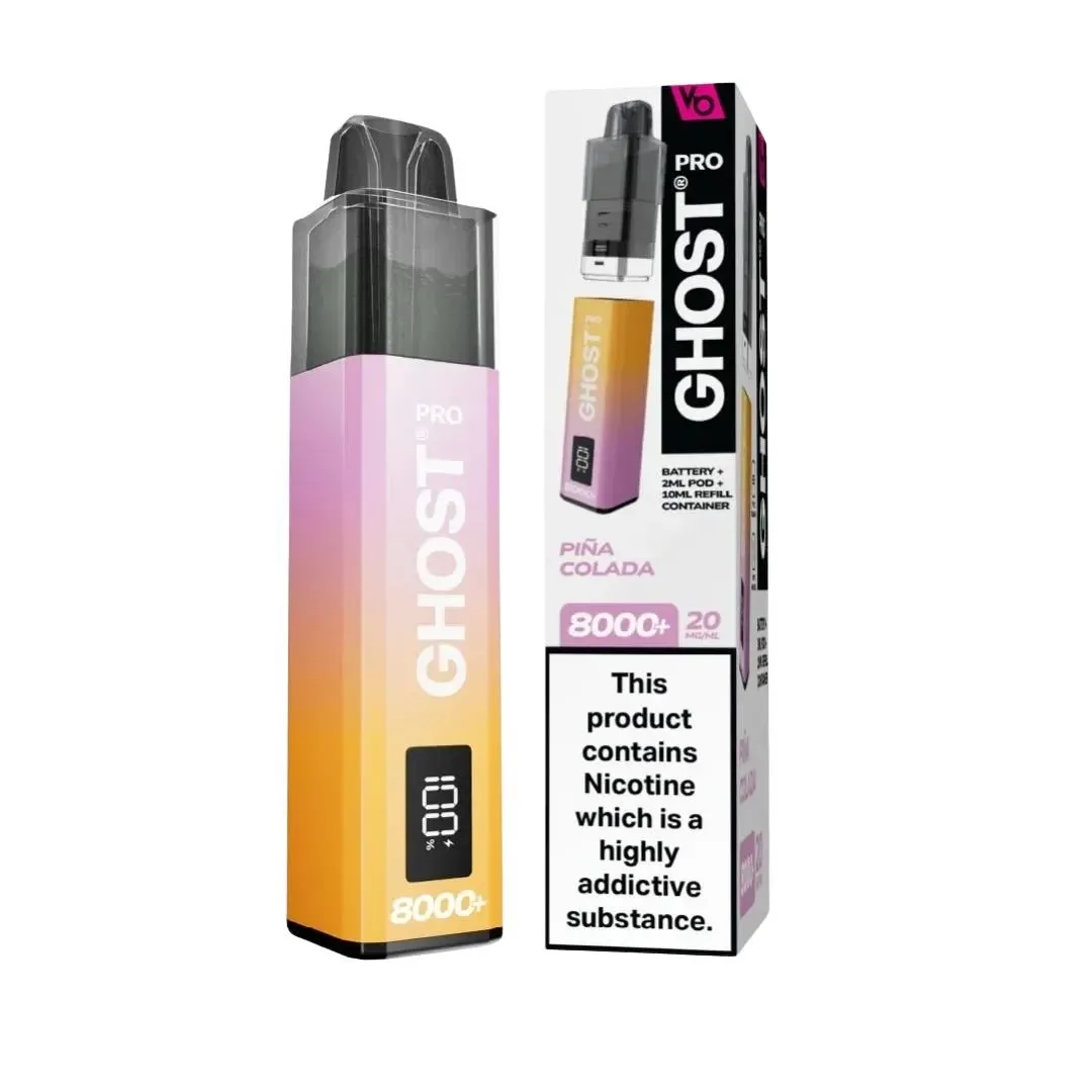 Vapes Bars Ghost Pro 8000 Prefilled Pods UK | Smoknic