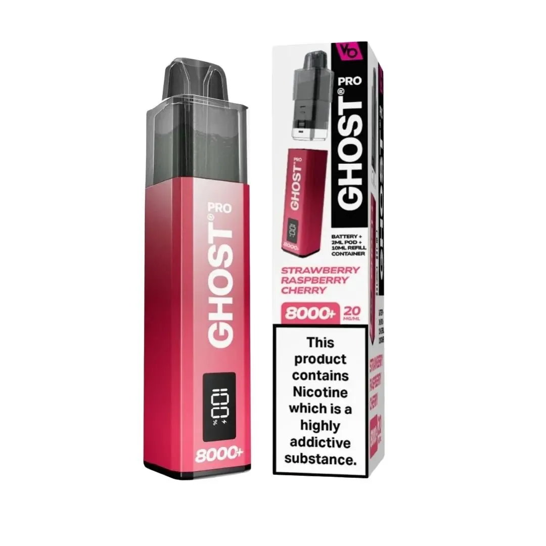 Vapes Bars Ghost Pro 8000 Prefilled Pods UK | Smoknic